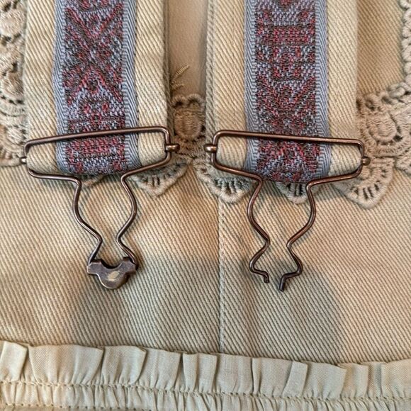 Free People Trails End Skirtall Size Small Overall Style Dress Color: Dried Aloe - Picture 12 of 15